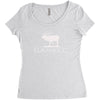 christmas gift elkaholic Women's Triblend Scoop T-shirt