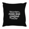cool grandad Throw Pillow