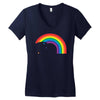 rainbow Women's V-Neck T-Shirt