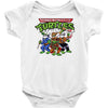 killer turtles Baby Onesie