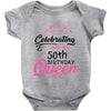 celebrating with the 70th birthday king t shirts Baby Bodysuit
