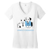 rex and whiskers attorneys Women's V-Neck T-Shirt