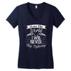 i love the world i will never stop exploring Women's V-Neck T-Shirt