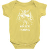 wolfs winter Baby Onesie