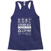 Born In November Racerback Tank