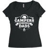 Campers Make the Best Dads Women's Triblend Scoop T-shirt