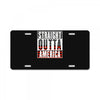 straight outta america License Plate
