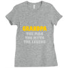 father's day grandpa gift funny grandpa shirt birthday gift for grandp Ladies Fitted T-Shirt