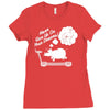 never give up on dreams ladies fitted Ladies Fitted T-Shirt