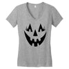 beauty face pumpkin Women's V-Neck T-Shirt