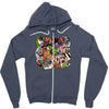 daily drawing Zipper Hoodie