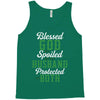 blessed god by spoiled by my husband protected by both Tank Top