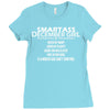 Smartass December Girl Ladies Fitted T-Shirt