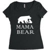 mama bear Women's Triblend Scoop T-shirt