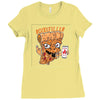 pizzaa monster Ladies Fitted T-Shirt