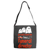 can't scare me halloween funeral direct Adjustable Strap Totes