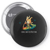 chaos and destruction Pin-back button