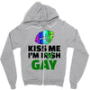 kiss me im gay Zipper Hoodie
