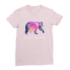 Little Dipper with Galaxy Ladies Fitted T-Shirt