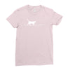rope heart cat Ladies Fitted T-Shirt