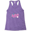 softball diva neon Racerback Tank