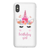 birthday unicorn family series birthday girl iPhoneX Case