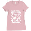 not like a regular mom i'm a cool mom Ladies Fitted T-Shirt
