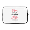 Mom Great Job I m Awesome Love Happy Mother's Day Laptop sleeve