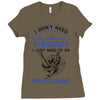 I Don't Need Therapy Just to Go Paragliding Ladies Fitted T-Shirt