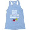 bears beets battlestar galactica Racerback Tank