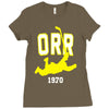 bobby orr 1970 hockey Ladies Fitted T-Shirt