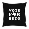 vote for beto Throw Pillow