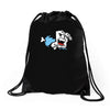 screaming paw Drawstring Bags