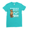 best cat mom Ladies Fitted T-Shirt