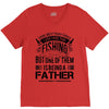 Fishing Father V-Neck Tee