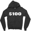 dollar Zipper Hoodie