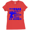 wenn papa es nicht kann Ladies Fitted T-Shirt
