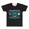 I Love Someone with Ovarian Cancer to The Moon and Back to Infinity All Over Men's T-shirt