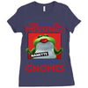 Sherlock Gnomes Ladies Fitted T-Shirt