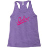believe hand lettering printed t shirt Racerback Tank