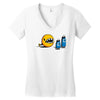 pac chomp Women's V-Neck T-Shirt