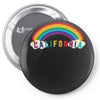 California Rainbow Pin-back button