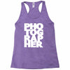 gift for photographer Racerback Tank