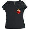 christmas cookie pocket Women's Triblend Scoop T-shirt