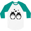 totoro 3/4 Sleeve Shirt
