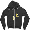 let's get naked Zipper Hoodie