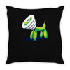 scratchy Throw Pillow