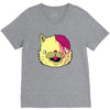 cat V-Neck Tee