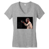 alhamd&uuml;lillah tomorrow i am going to smesh your boy Women's V-Neck T-Shirt