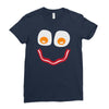bacon and eggs Ladies Fitted T-Shirt